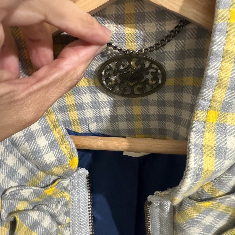 Anthropologie Idra Gingham Jacket - Picture 4 of 6